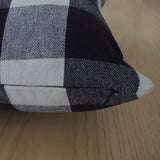 Funda de cojín cotton 45x45 negro 5059