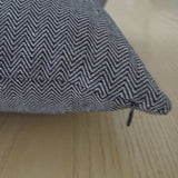 Funda de cojín cotton 45x45 negro 5061