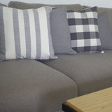 Funda de cojín cotton 45x45 gris 5062