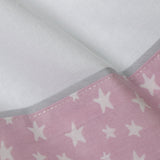 Juego de sábanas cuna franela jirafa 378 blanco/rosa