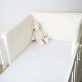 Protector cuna liso beig