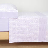 Juego de sábanas carlota lila