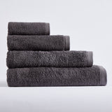 Toalla algodón 550 gr/m2 gris plomo