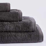 Toalla algodón 550 gr/m2 gris plomo