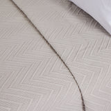 Colcha jacquard 1090 piedra