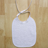 Pack 2 baberos rizo blanco y blanco/gris