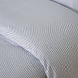 Funda nórdica punto algodon oxford gris