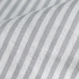 Funda nórdica punto algodon oxford gris