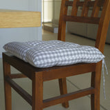 Tapeta silla cotton cuadro vichy gris