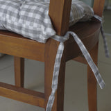 Tapeta silla cotton cuadro vichy gris