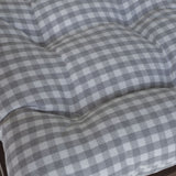 Tapeta silla cotton cuadro vichy gris
