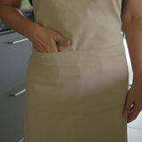 Delantal cotton beig