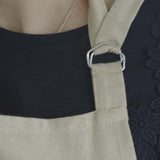 Delantal cotton beig