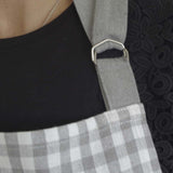 Delantal cotton gris