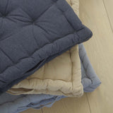 Cojín de suelo cotton gris