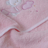 Capa baño oso luna 386 rosa