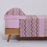 Juego de sábanas riga rosa