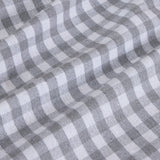 Mantel cotton cuadro vichy gris