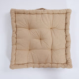 Cojín de suelo cotton beig