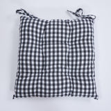 Tapeta silla cotton cuadro vichy carbón