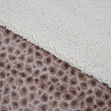 Manta sherpa animal print beig