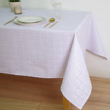 Mantel satén jacquard cuadro hostelería
