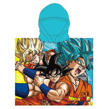Poncho baño infantil microfibra dragon ball 074