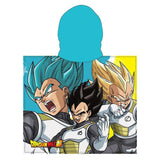 Poncho baño infantil microfibra dragon ball 074