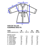 Albornoz rizo zen blanco