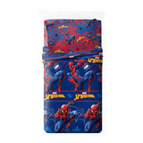Juego de sábanas spiderman azul 3p