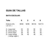 BATA ESCOLAR UNISEX VERDE