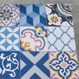 Alfombra vinílica hidráulica Patch Azul
