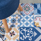 Alfombra vinílica hidráulica Patch Azul