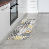 Alfombra vinílica estampada Patch Gris-Ambar