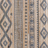 Alfombra Bambú Etnic Blanco-Gris