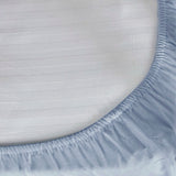 Sábanas bajeras franela azul hielo