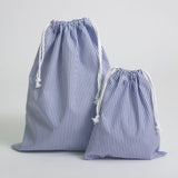 Bolsa y bolsita escolar de tela set 2 unid.