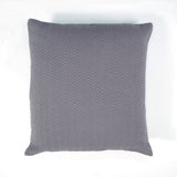 Funda de cojín jacquard 1979 gris plomo