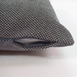 Funda de cojín texturado 25006 gris plomo