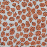Funda de cojín texturado 801  topo naranja