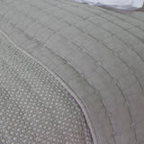 Colcha algodón Harper gris