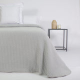 Colcha jacquard 360 gris