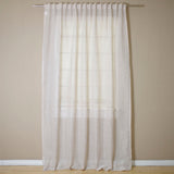 Cortina con cinta fruncidora acqua