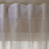 Cortina con cinta fruncidora acqua