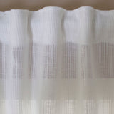 Cortina con cinta fruncidora cordal