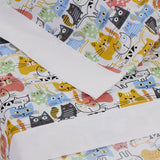 Juego de sábanas meow