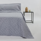 Funda nórdica estrellas gris