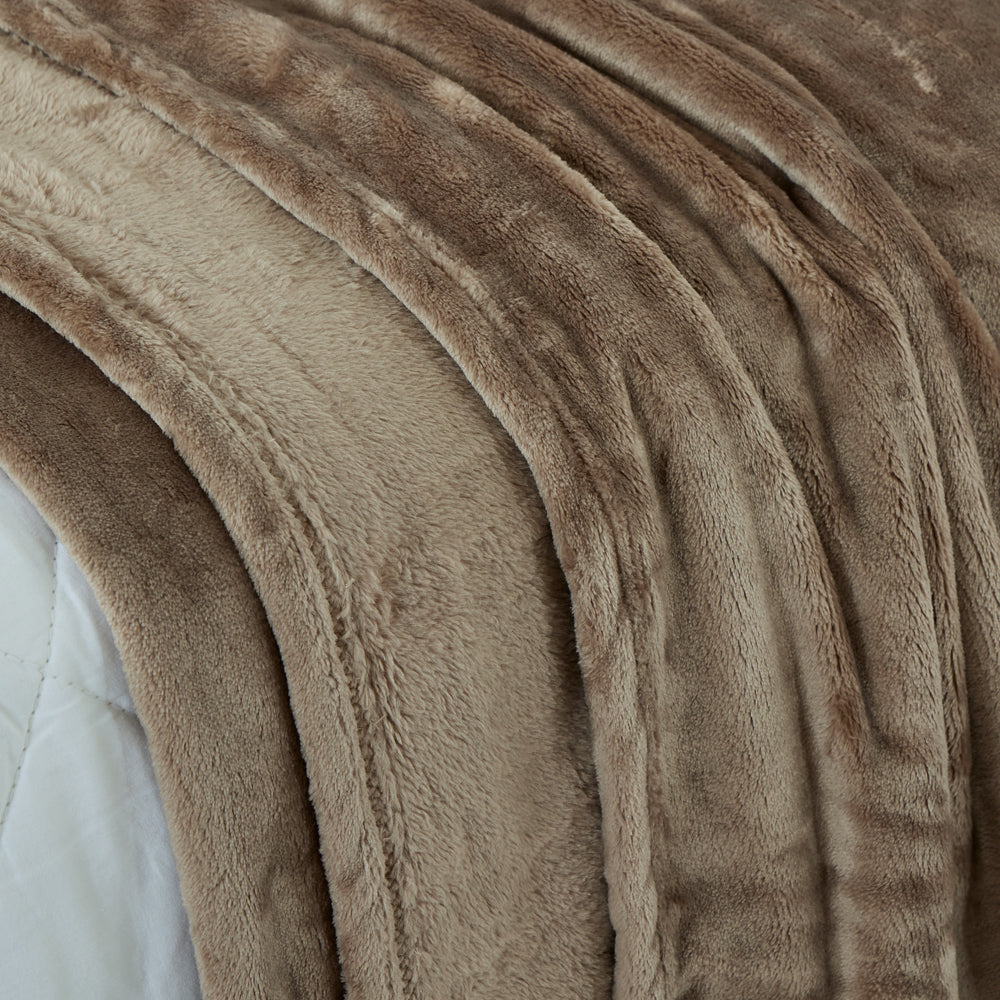 Plaid coralina alpes beige