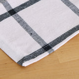 Servilletas cotton cuadro carbón pack 4 unidades