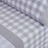 Sábanas franela damas gris